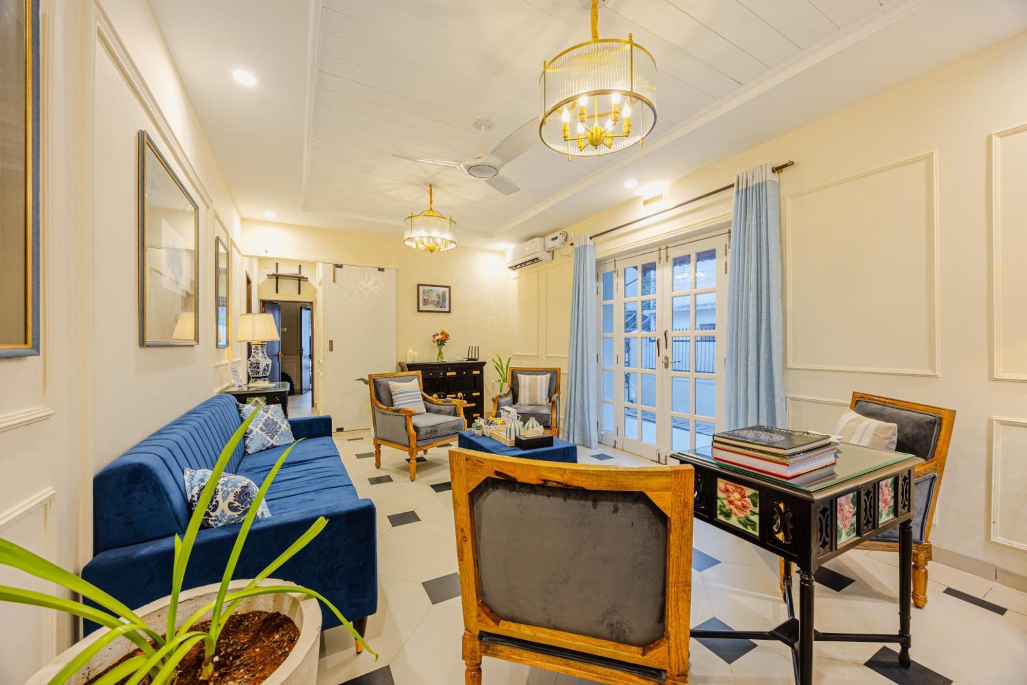 Elivaas 4 Bhk Villa Near Beach With Private Pool & Bar - Casa Boa Vida Candolim Exterior foto